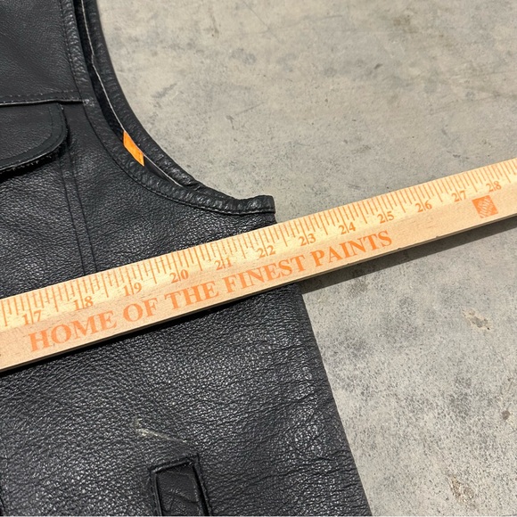 Milwaukee Leathers Mens Conceal Leather Biker Vest - Picture 6 of 8